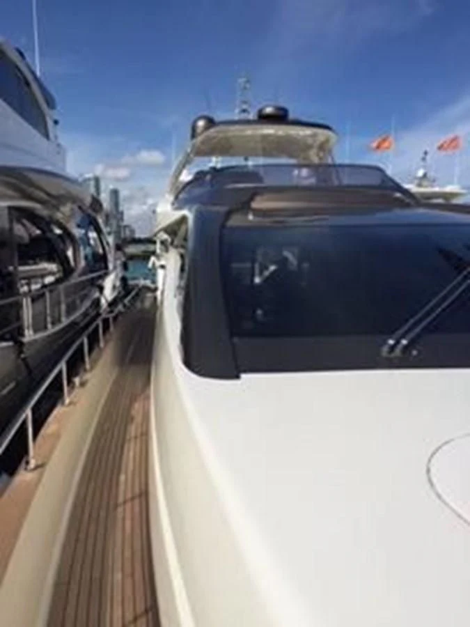 a car with a large tank on top of it aboard 2013 RIVA 75 VENERE SUPER Yacht for Sale