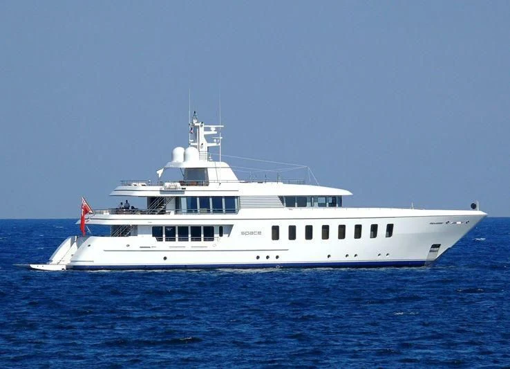 a large white boat in the water aboard SPORT Yacht for Sale
