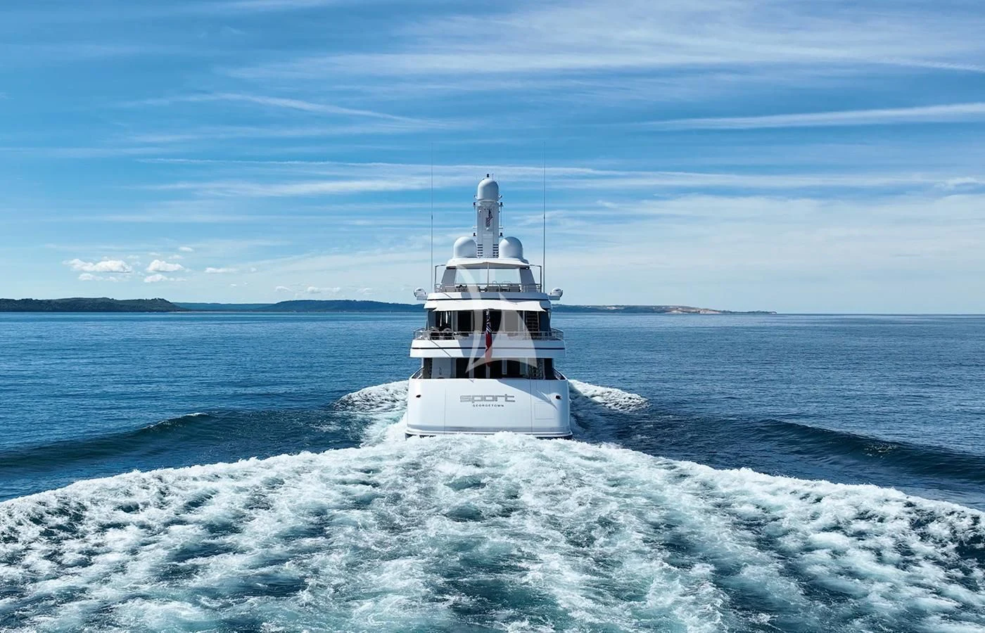 a boat in the water aboard SPORT Yacht for Sale