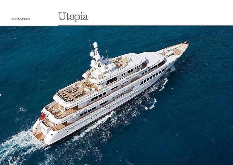 a ship in the water aboard UTOPIA Yacht for Sale