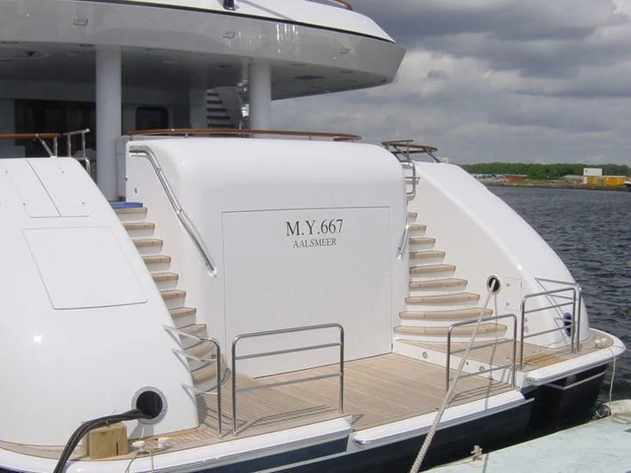 a boat on the water aboard UTOPIA Yacht for Sale