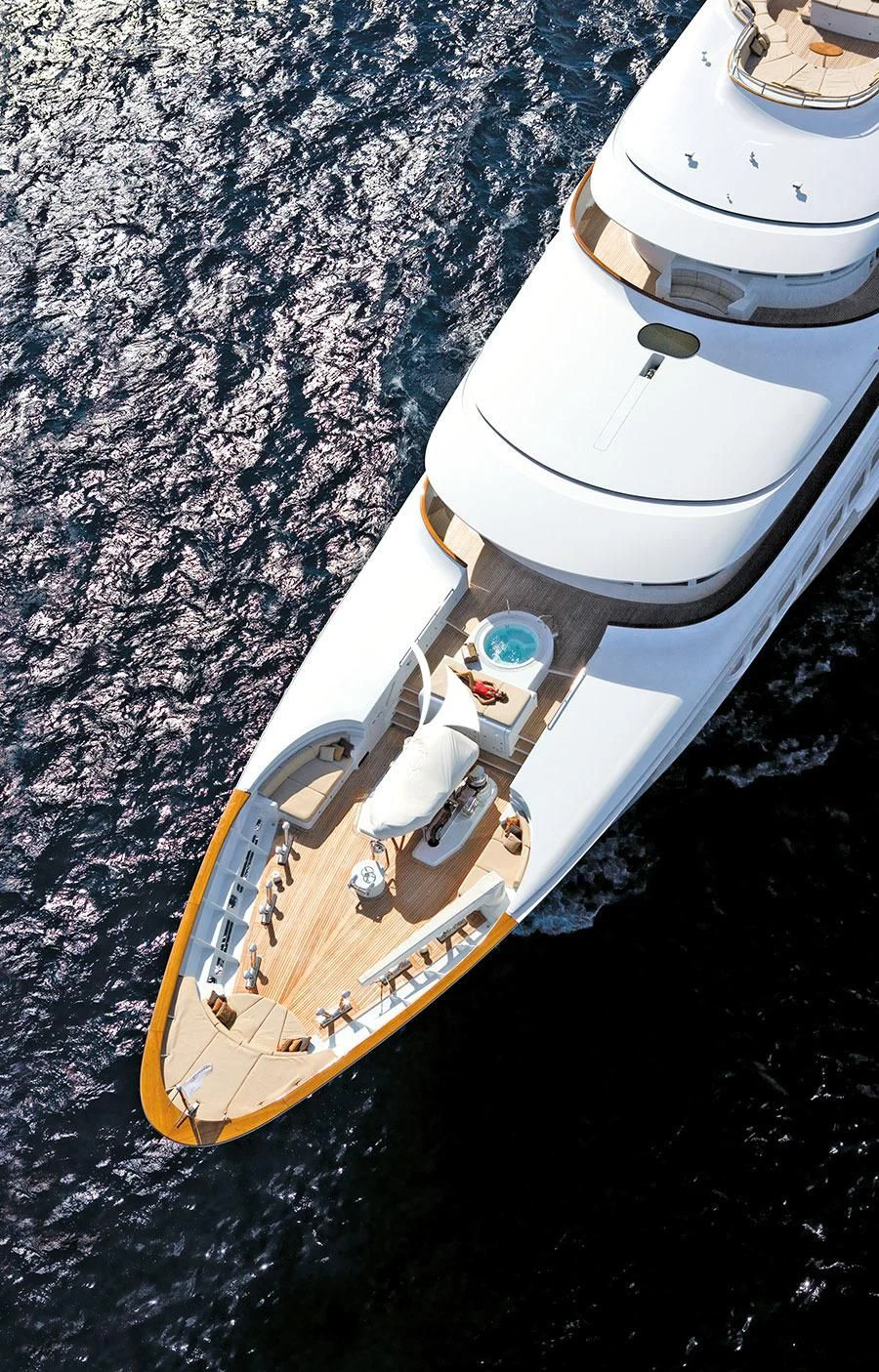 a space ship in outer space aboard UTOPIA Yacht for Sale