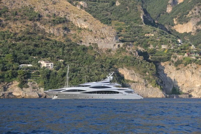 a ship on the water aboard ANASTASIA K Yacht for Sale