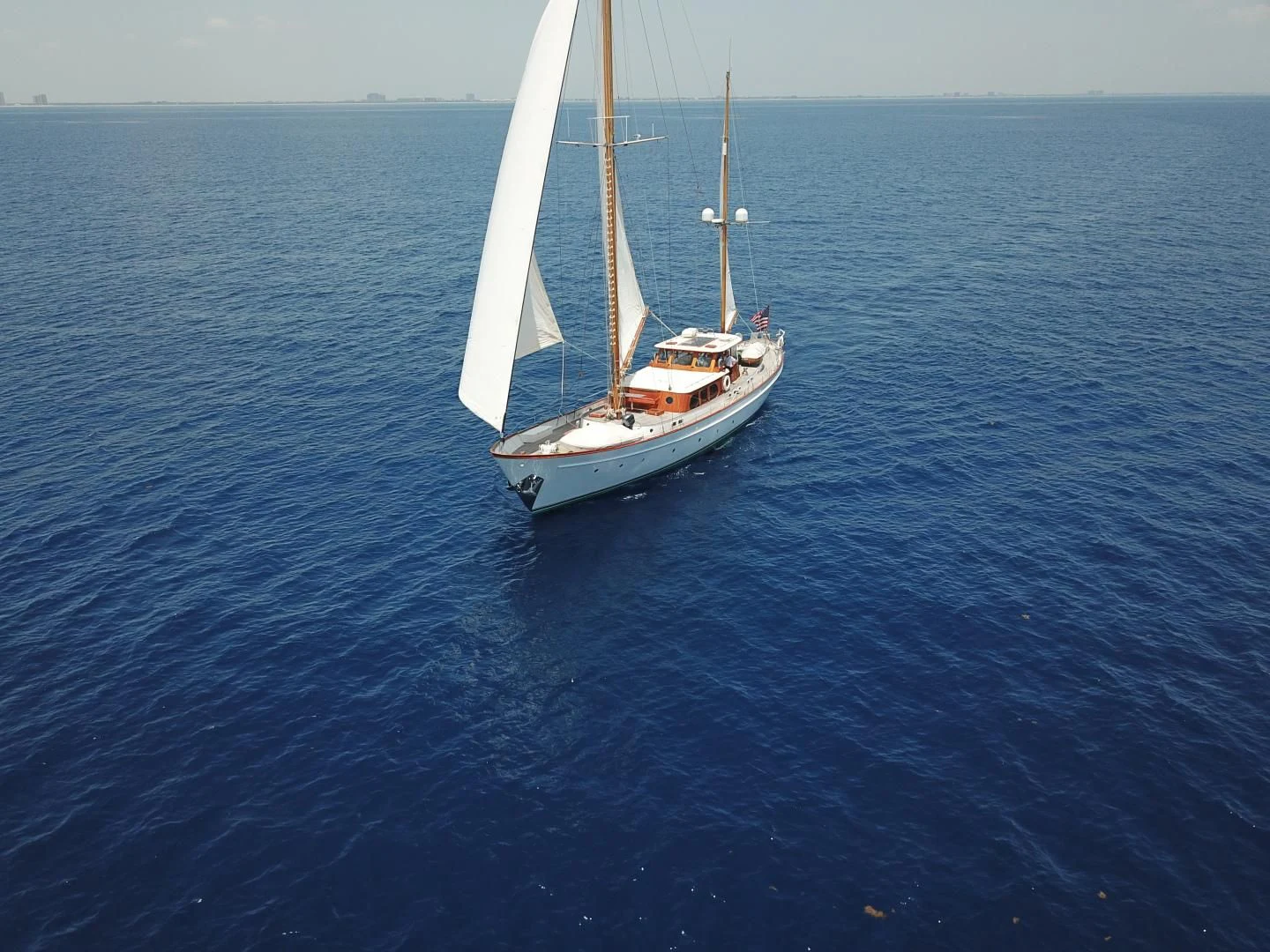 a sailboat in the water aboard SEA DIAMOND Yacht for Sale