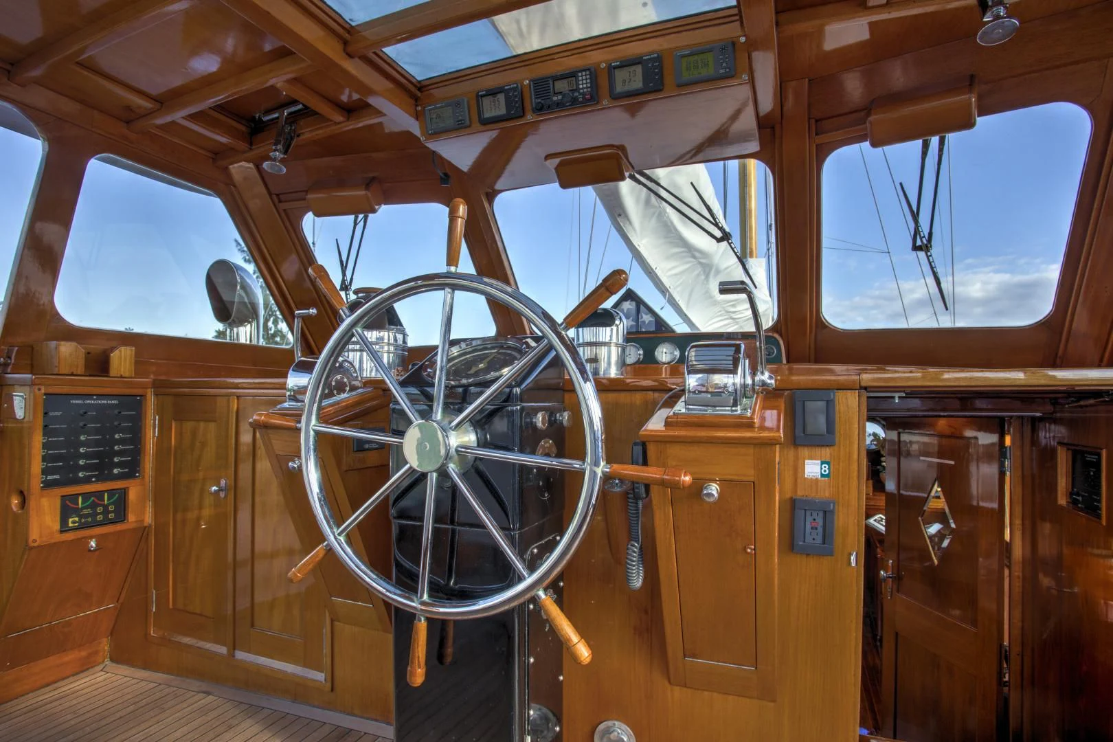 inside of a vehicle aboard SEA DIAMOND Yacht for Sale