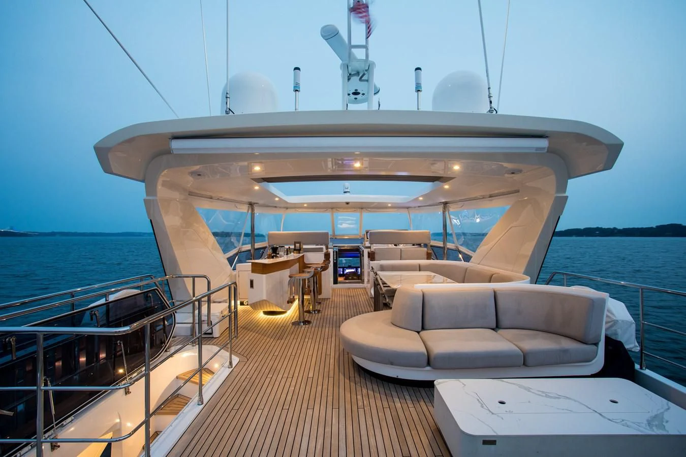 a boat on the water aboard CAPTAIN MORGAN II Yacht for Sale