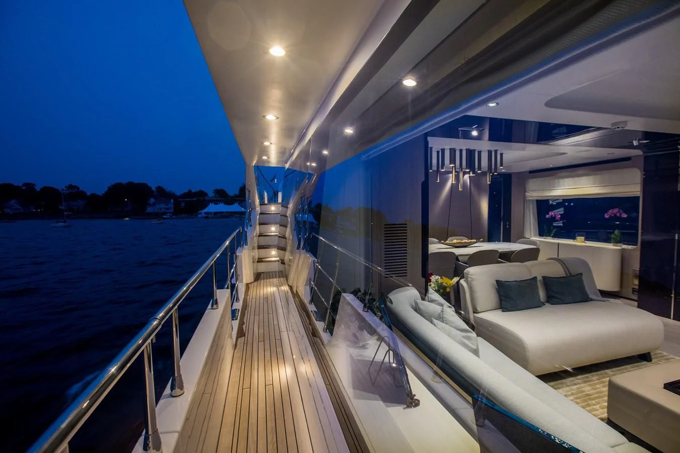 a boat on the water aboard CAPTAIN MORGAN II Yacht for Sale