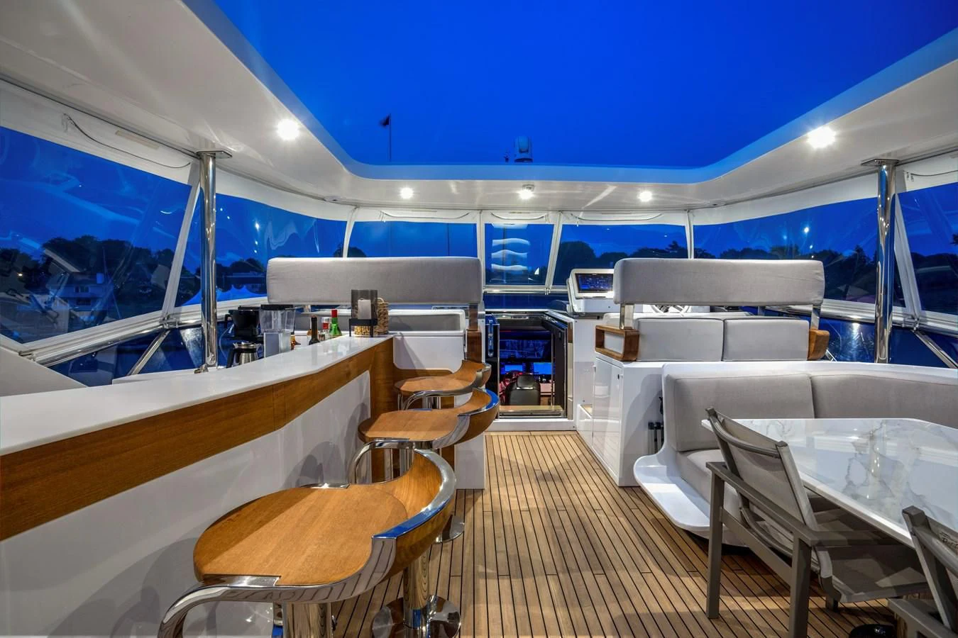 inside of a boat aboard CAPTAIN MORGAN II Yacht for Sale