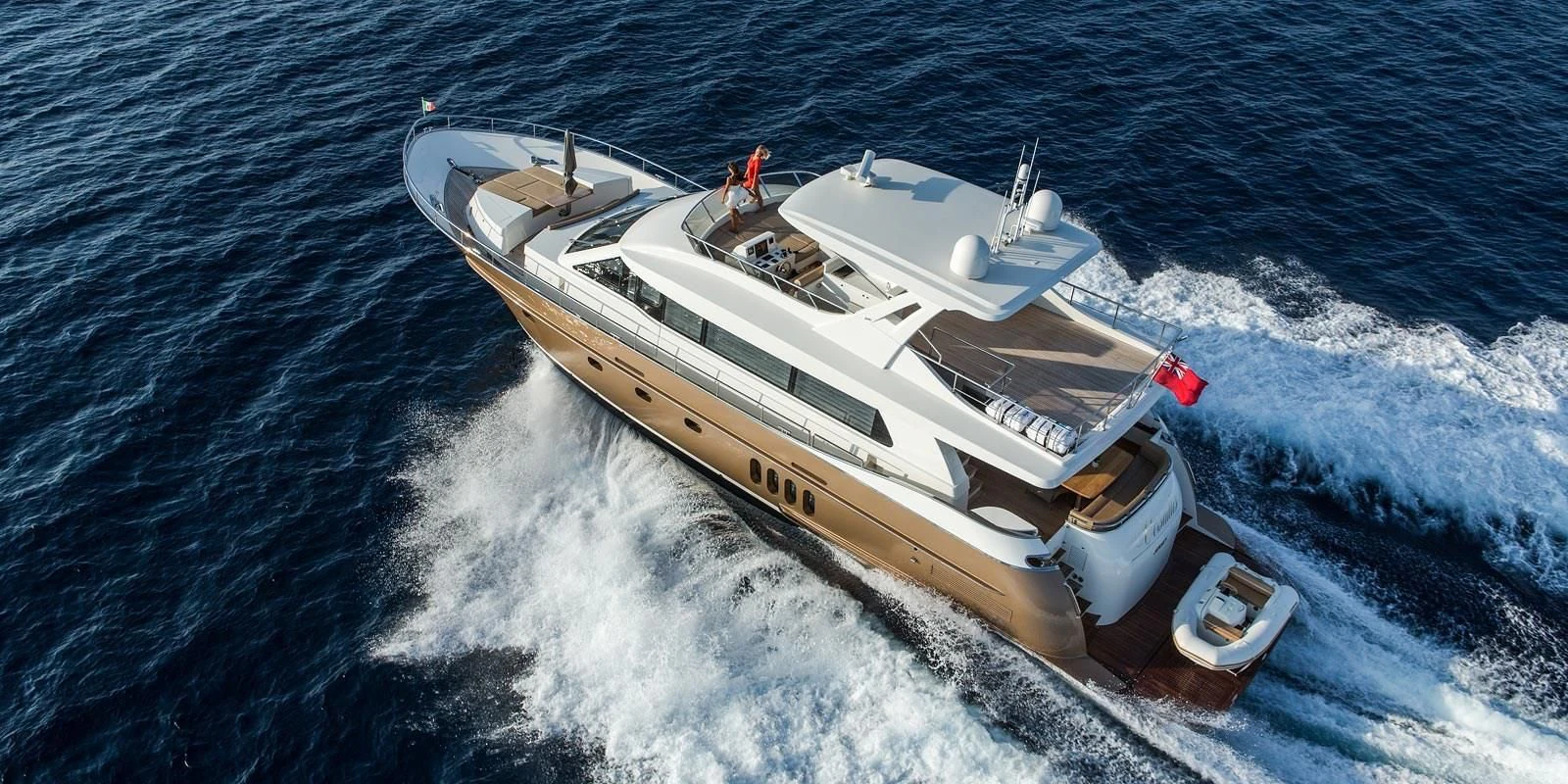 a boat on the water aboard ORION Yacht for Sale