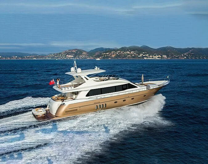 a boat in the water aboard ORION Yacht for Sale