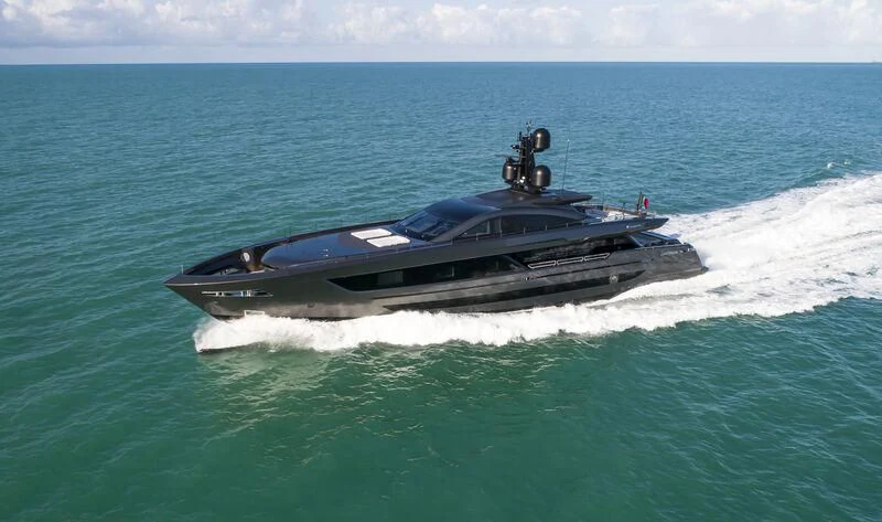a boat in the ocean aboard RUSH Yacht for Sale