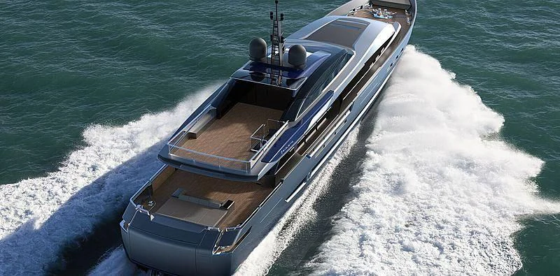 a boat on the water aboard RUSH Yacht for Sale