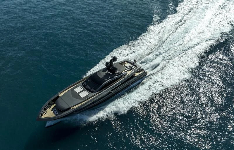 a boat on the water aboard RUSH Yacht for Sale