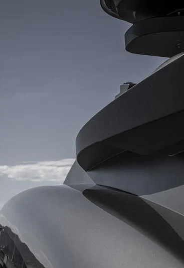 the wing of a plane aboard RUSH Yacht for Sale