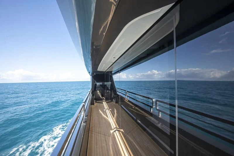 a boat on the water aboard RUSH Yacht for Sale