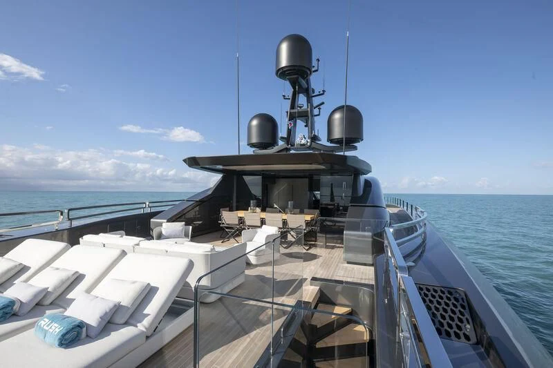 a boat on the water aboard RUSH Yacht for Sale