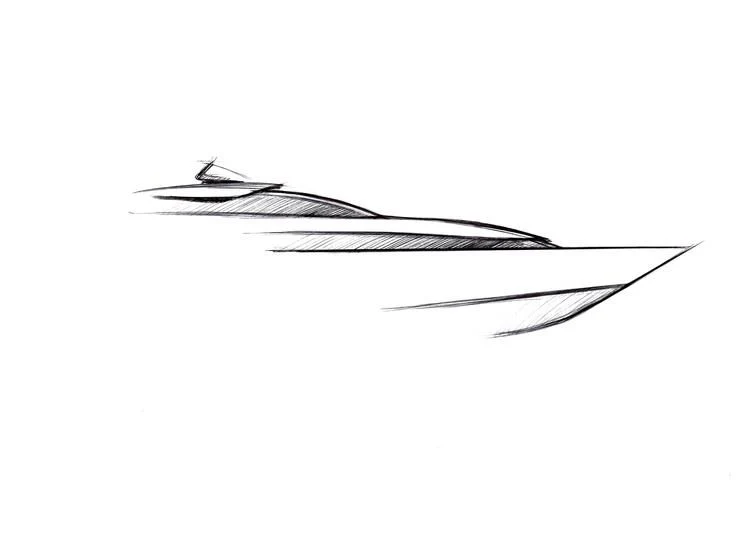 a close-up of a feather aboard RUSH Yacht for Sale