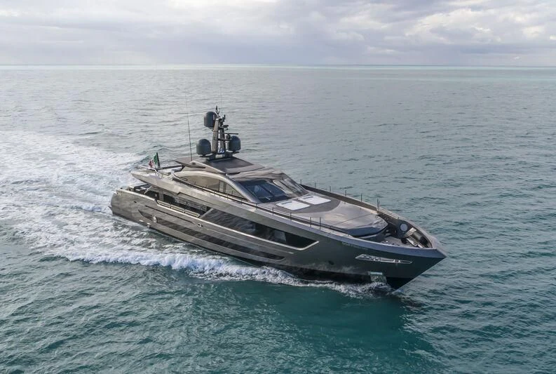 a boat in the water aboard RUSH Yacht for Sale