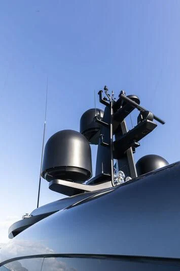 a person on a ski lift aboard RUSH Yacht for Sale