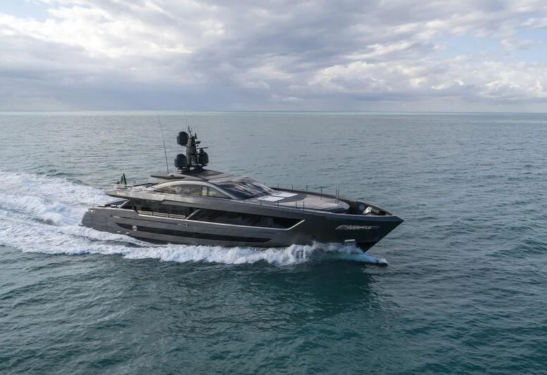a boat in the water aboard RUSH Yacht for Sale
