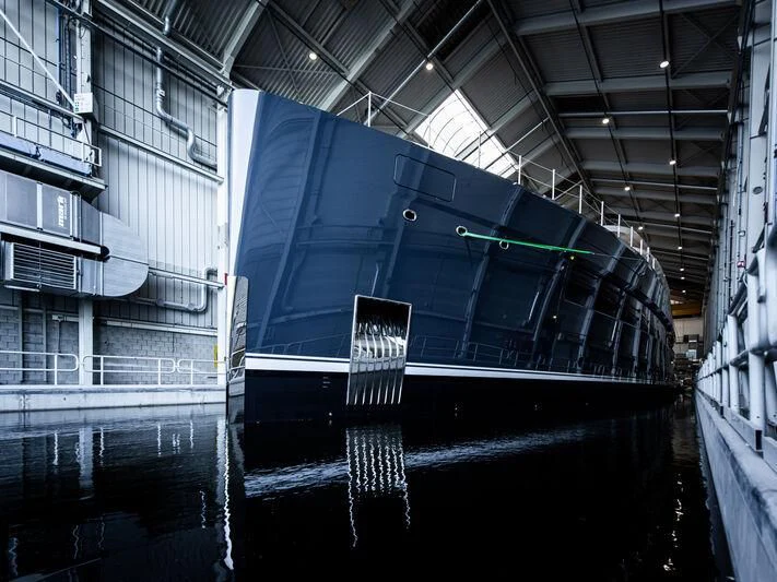 a boat in a body of water aboard B Yacht for Sale