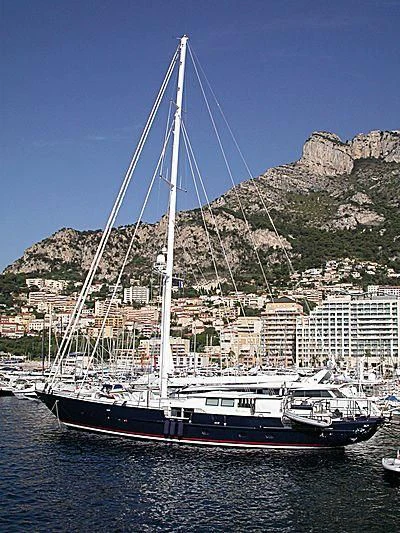a boat on the water aboard BEAUGESTE Yacht for Sale