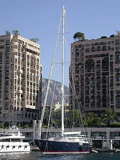 a sailboat in the water aboard BEAUGESTE Yacht for Sale