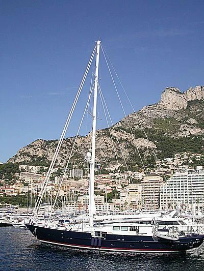 a boat on the water aboard BEAUGESTE Yacht for Sale