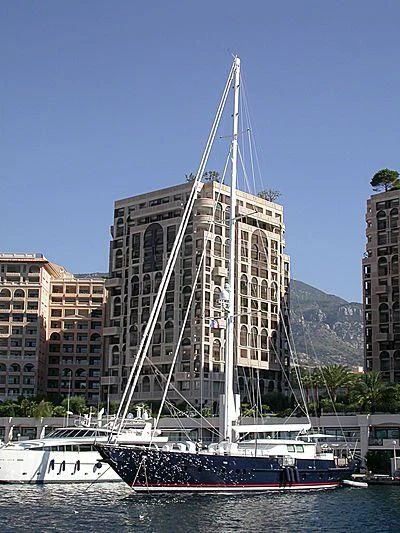 a boat in the water aboard BEAUGESTE Yacht for Sale