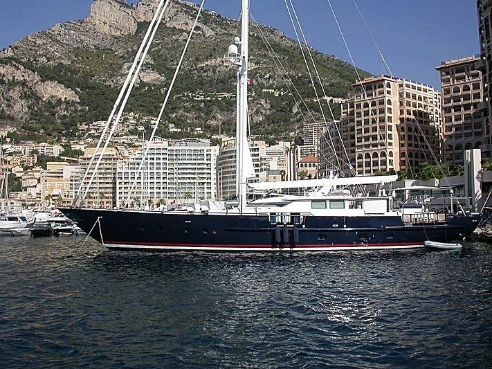 a boat in the water aboard BEAUGESTE Yacht for Sale