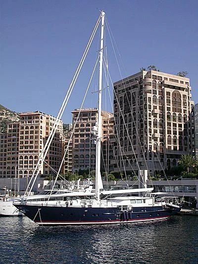 a boat in the water aboard BEAUGESTE Yacht for Sale