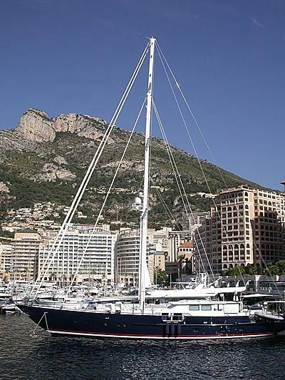 a boat in the water aboard BEAUGESTE Yacht for Sale