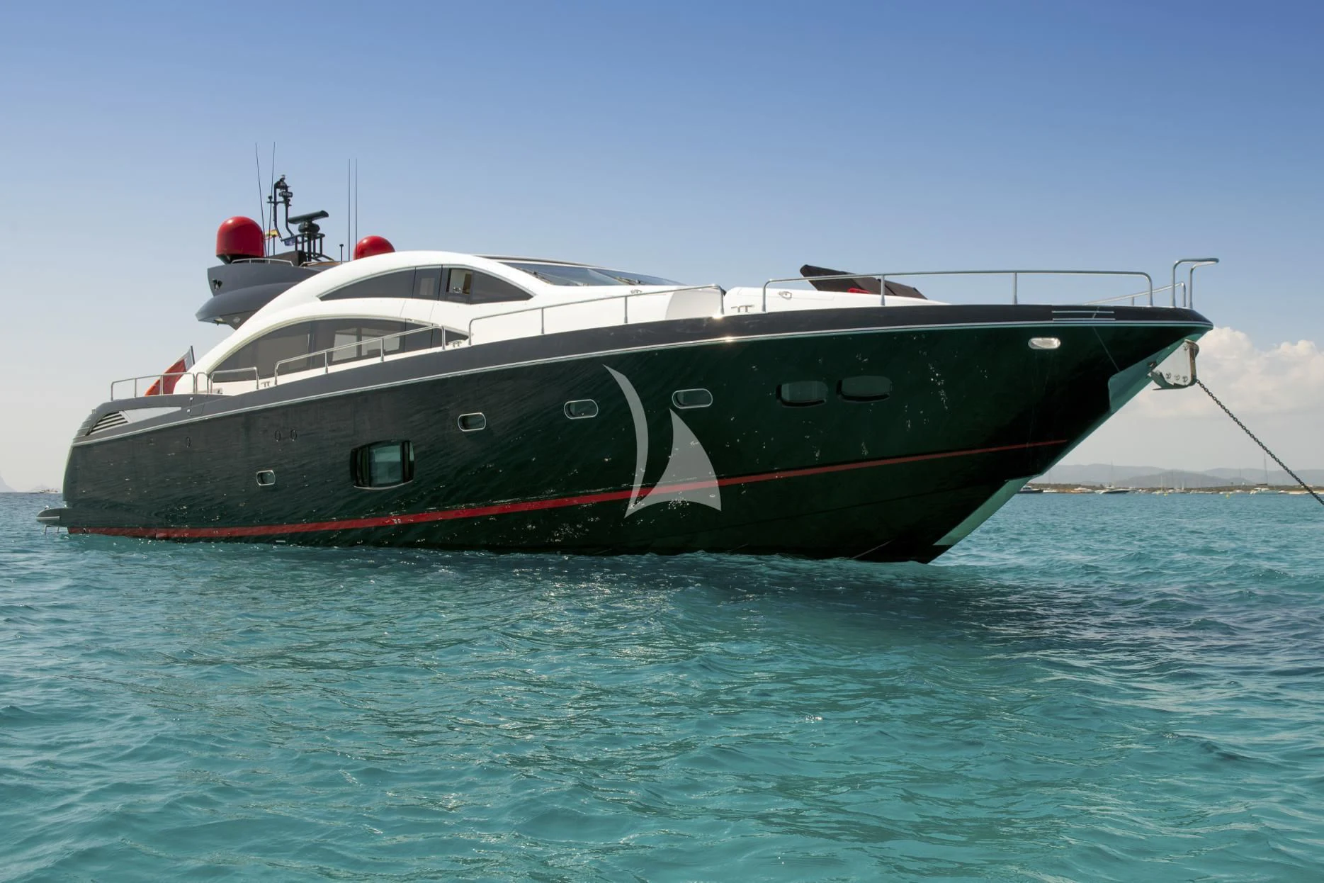 a boat in the water aboard PALUMBA Yacht for Sale
