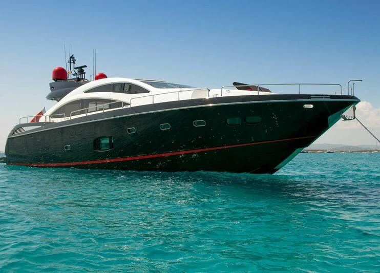a boat in the water aboard PALUMBA Yacht for Sale