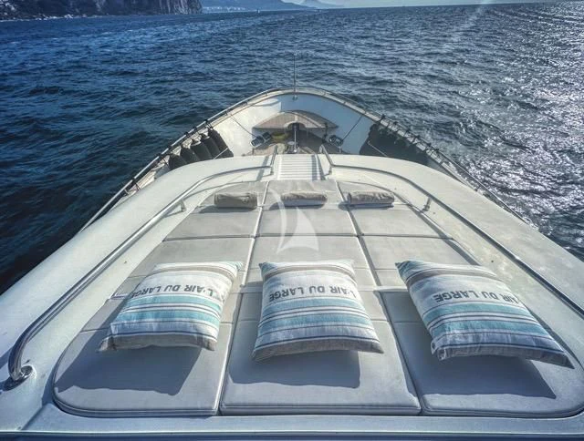 a boat on the water aboard LADY A Yacht for Charter