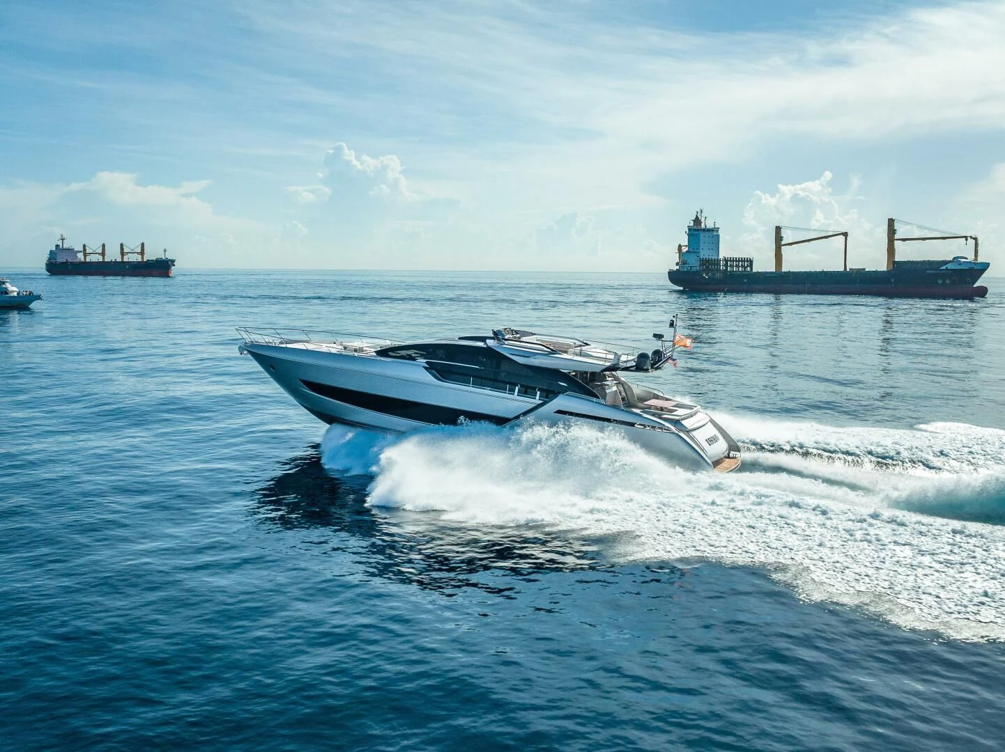 a boat in the water aboard LISOLO Yacht for Sale