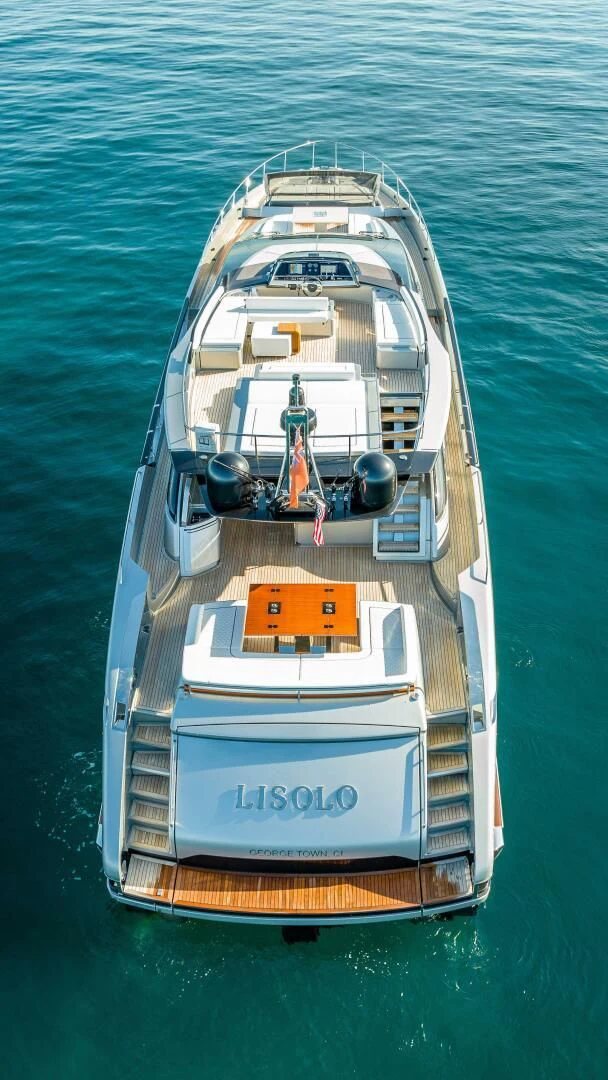 a boat on the water aboard LISOLO Yacht for Sale