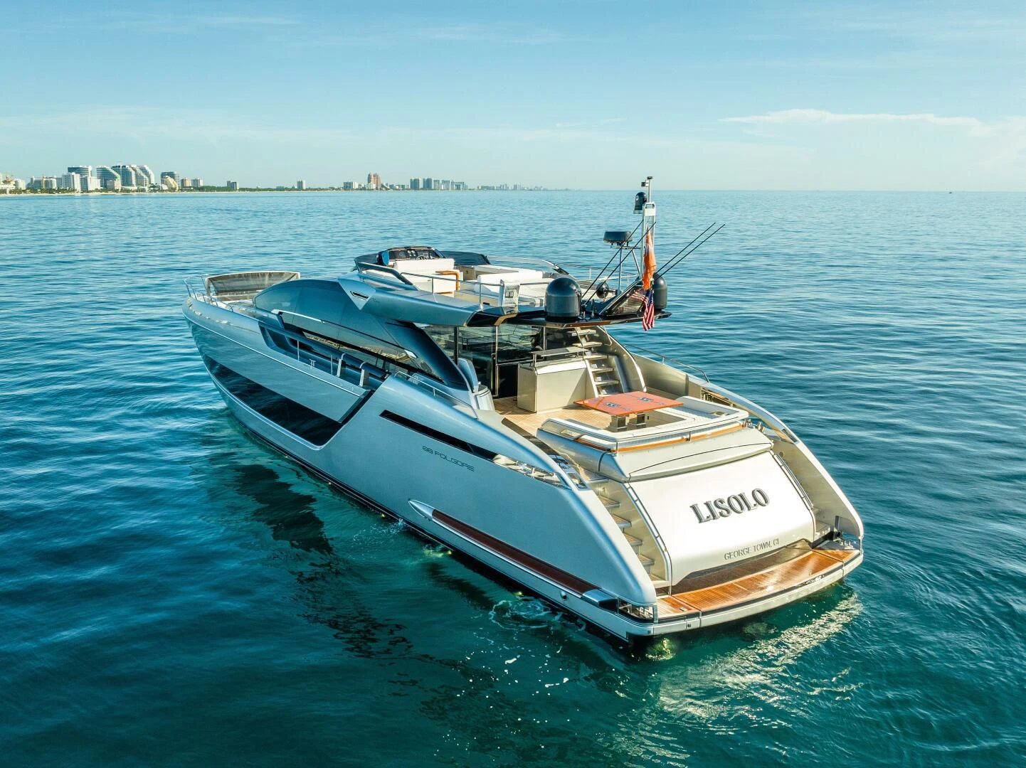 a boat on the water aboard LISOLO Yacht for Sale