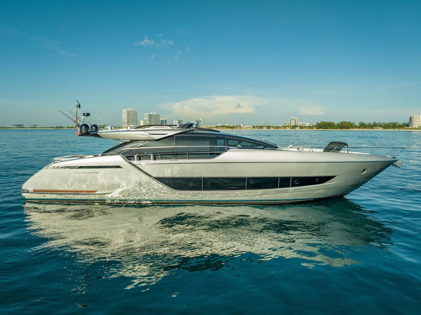 a boat on the water aboard LISOLO Yacht for Sale