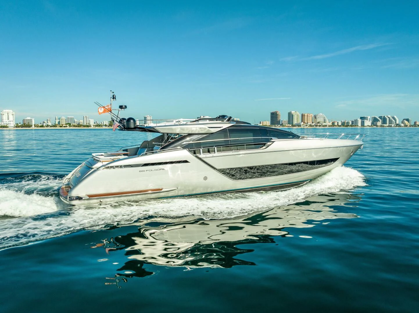 a boat on the water aboard LISOLO Yacht for Sale
