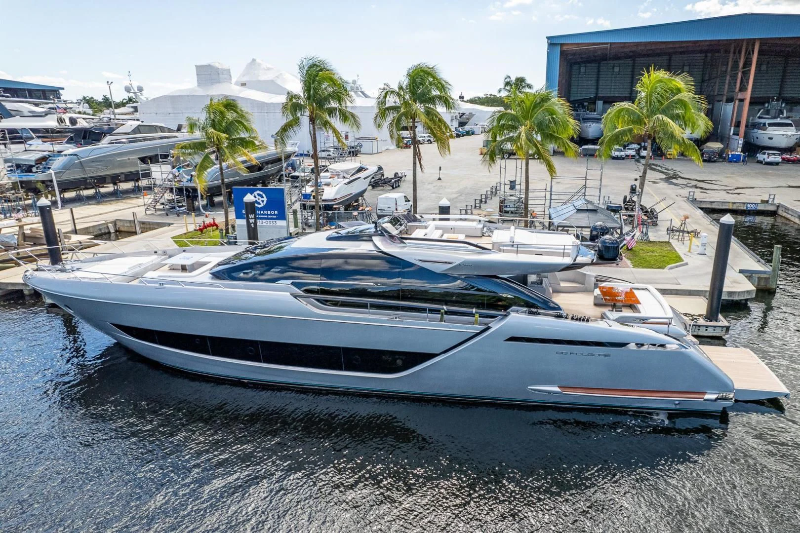 a group of boats on a beach aboard LISOLO Yacht for Sale