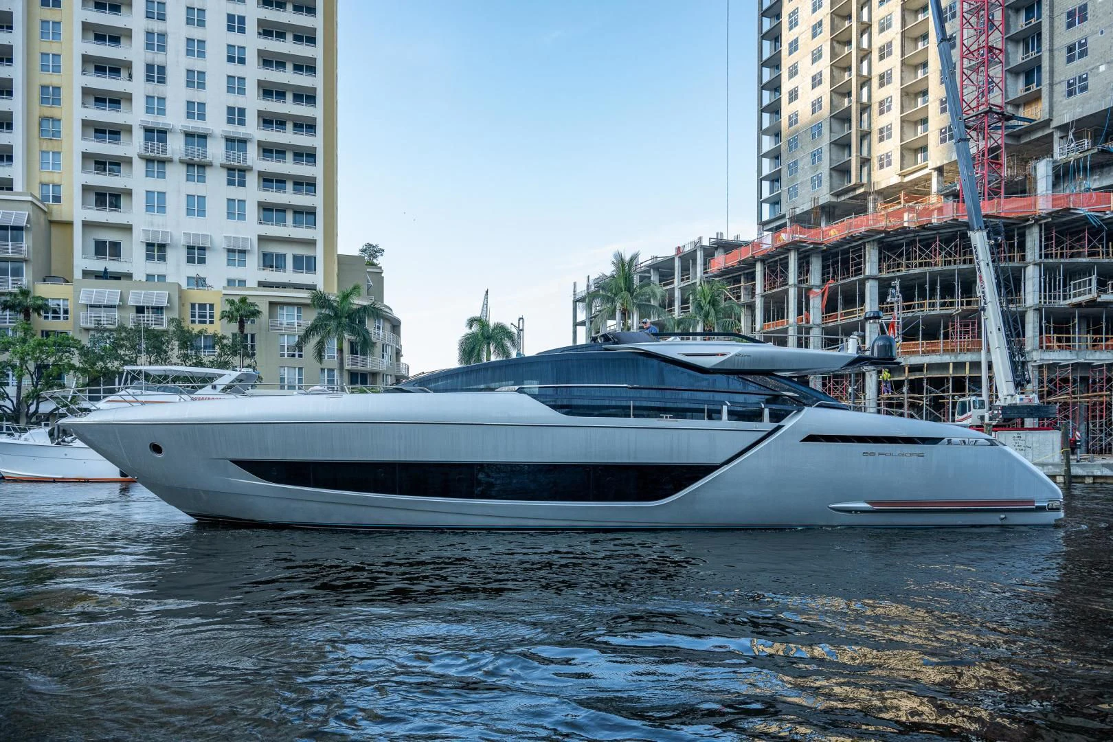 a boat in the water aboard LISOLO Yacht for Sale