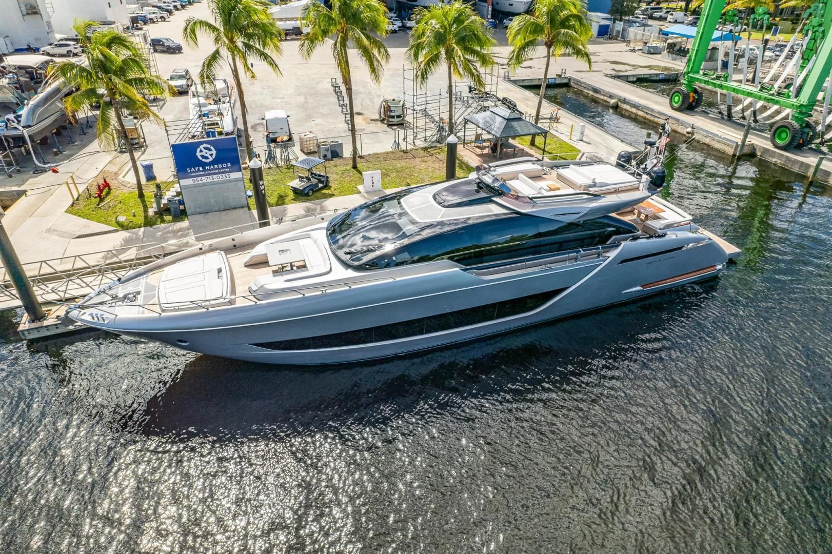 a boat on a beach aboard LISOLO Yacht for Sale