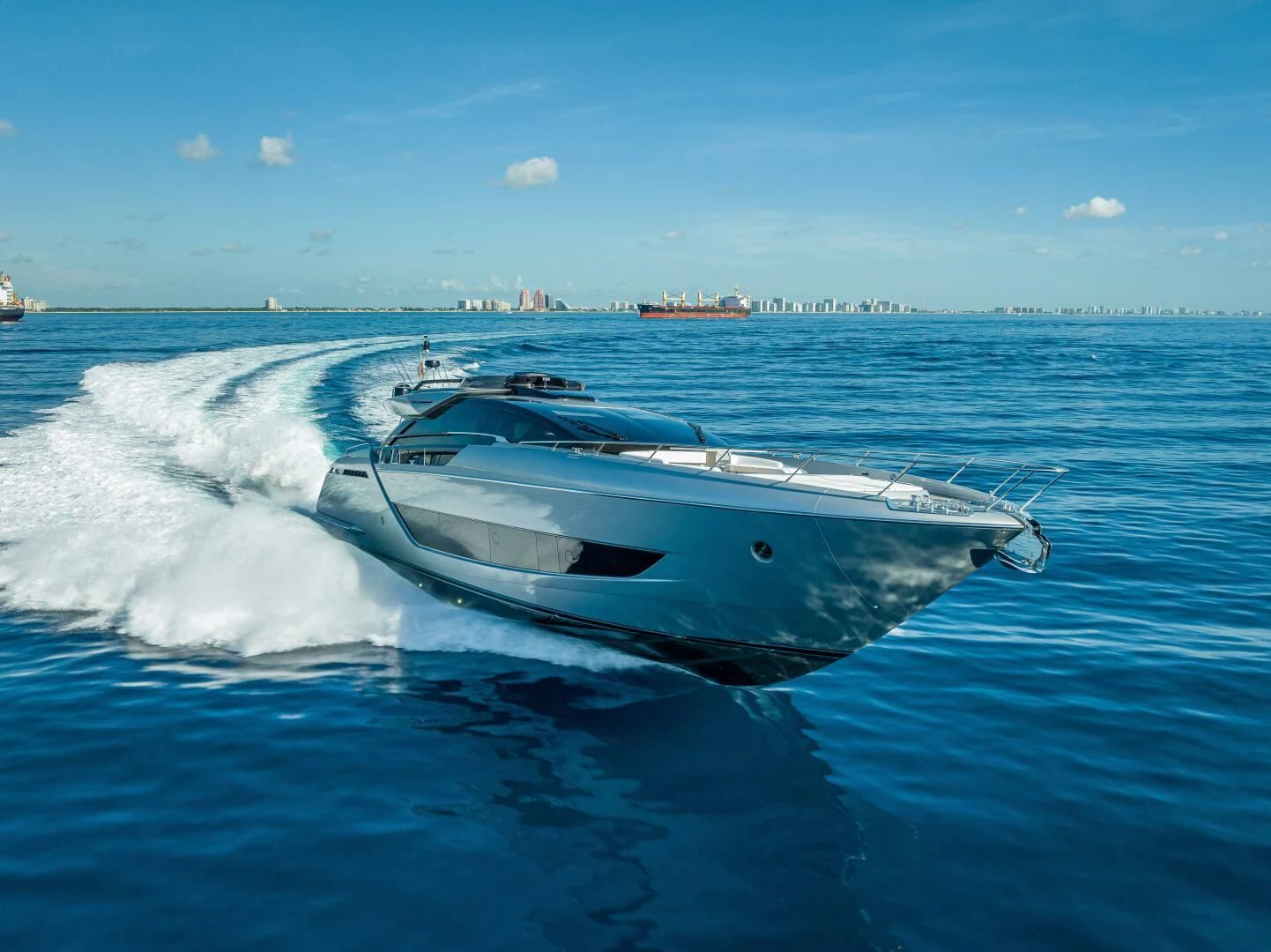 a boat on the water aboard LISOLO Yacht for Sale