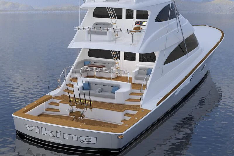 a white and black boat aboard HEAVY ACTION Yacht for Sale