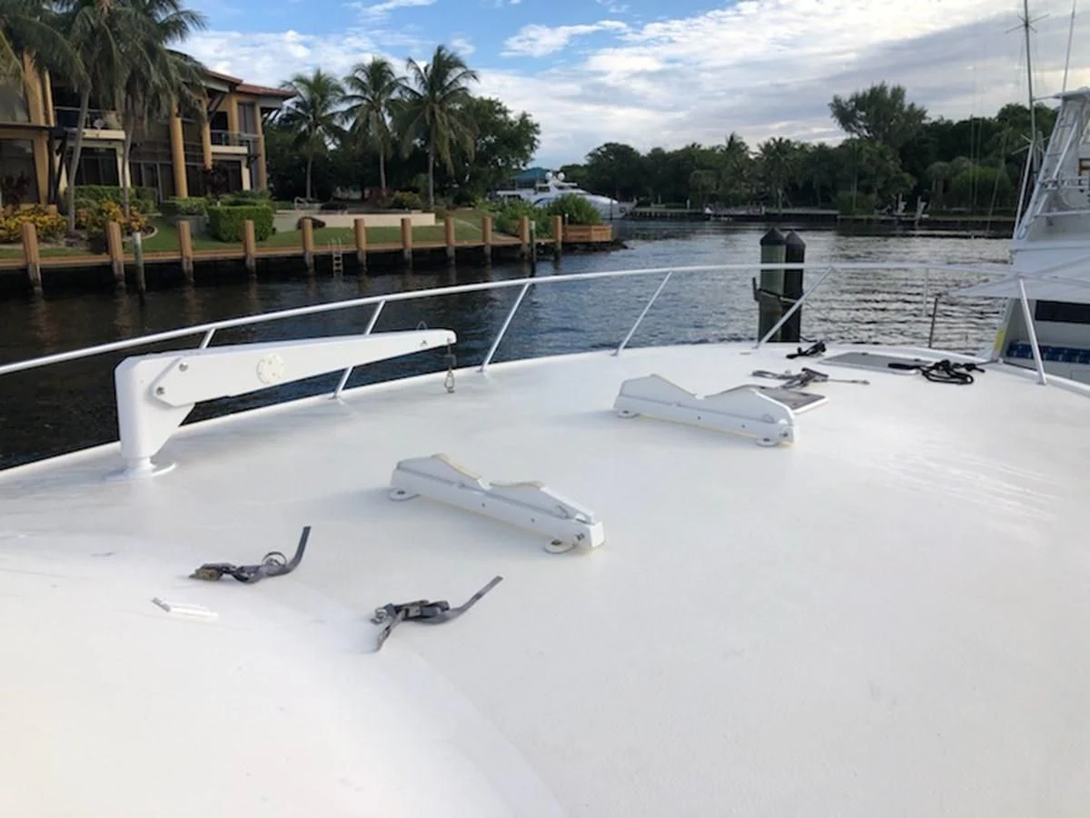 a boat on the water aboard ONE MORE TIME Yacht for Sale