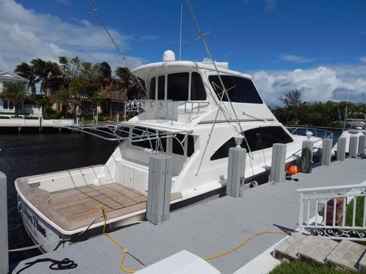 a boat with a deck aboard ONE MORE TIME Yacht for Sale
