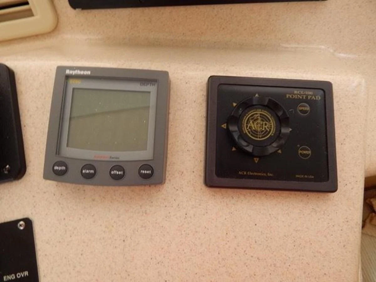 a group of electronic devices aboard ONE MORE TIME Yacht for Sale