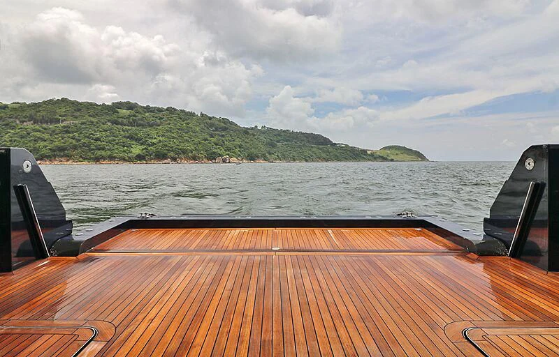 a boat on the water aboard FORWIN Yacht for Sale