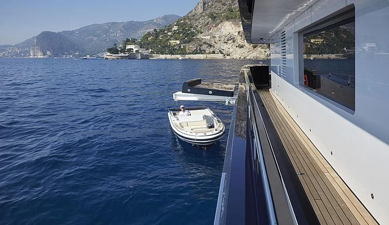 a boat on the water aboard FORWIN Yacht for Sale